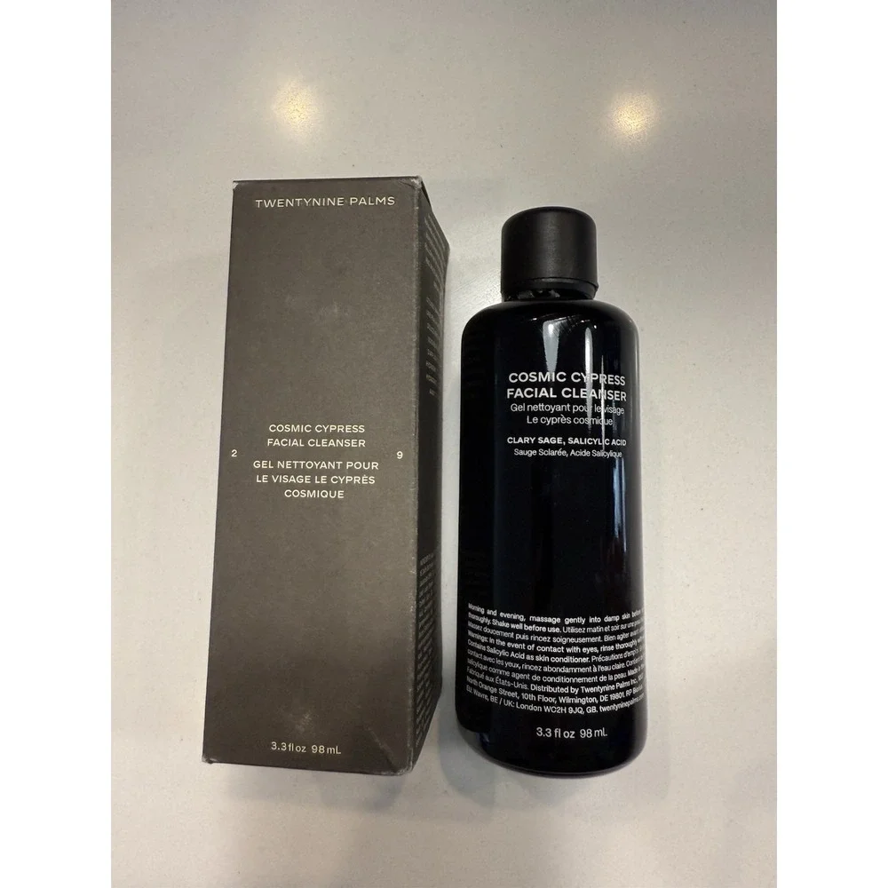 Twentynine Palms Cosmic Cypress Salicylic Acid Facial Cleanser 3.3‎ oz New